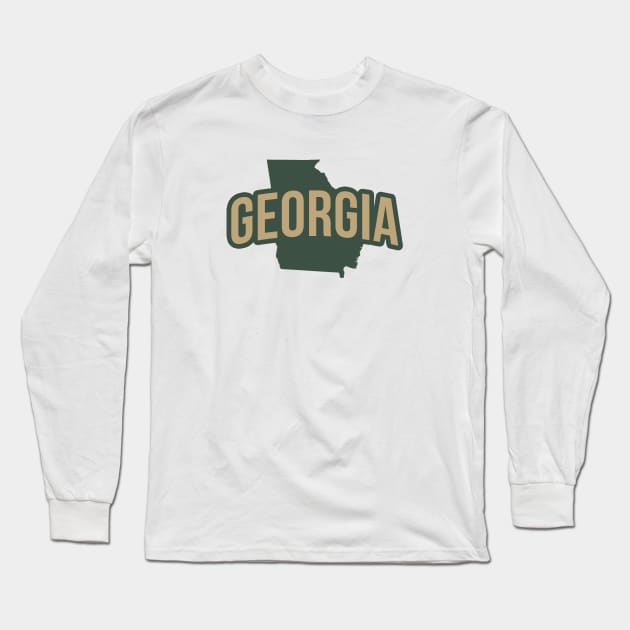 Georgia Long Sleeve T-Shirt by Novel_Designs